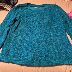 Croft and Barrow emerald sweater. Size M.